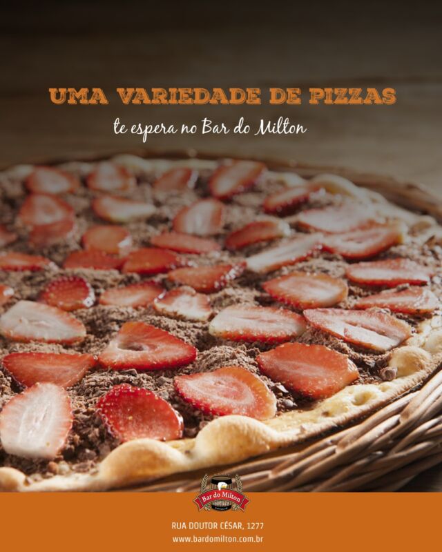Nossa variedade de pizzas, feitas no forno a lenha, é perfeita para todos os gostos. 

Vem escolher a sua favorita! 😍🔥

📞 (11) 2099-4000
📱 (11) 99506-4120
📍 R. Doutor César, 1277 – Santana

#BarDoMilton #Pizza